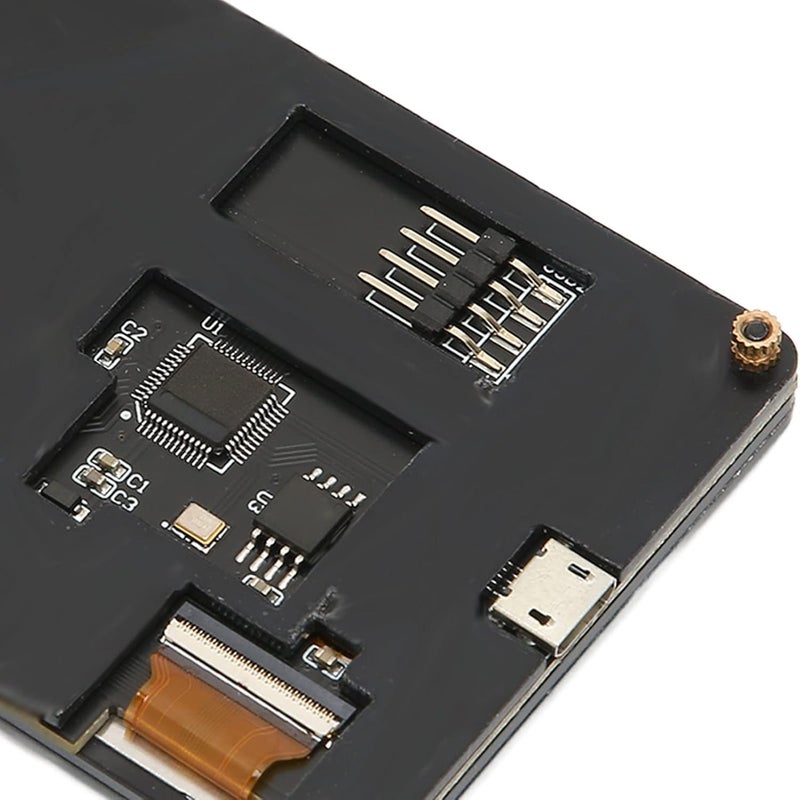 شاشة مراقبة حرارة الكمبيوتر مقاس 3.5 بوصة، شاشة صغيرة عبر USB لعرض بيانات وحدة المعالجة المركزية للكمبيوتر، تعديل السطوع، حماية العين، مثالية للاستخدام المكتبي المنزلي، باللون الأسود. - Image 4