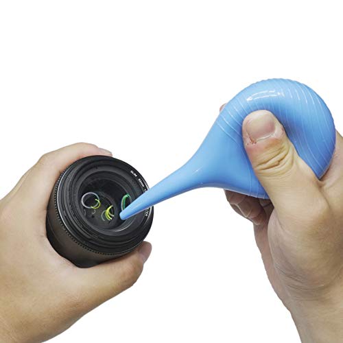 JIESI Rubber Suction Ear Syringe,60ml Hand Bulb Syringe Ear Washing Squeeze Bulb- Blue Smooth - Image 5