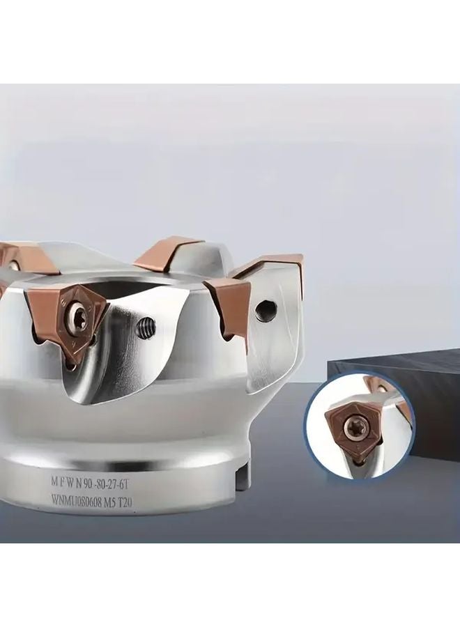 MFWN900 63 22 5T Double Sided Heavy Duty Disc Milling Insert Fast Feed Speed - Image 5
