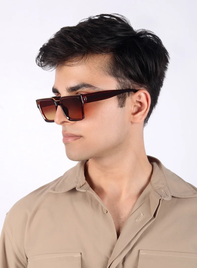 Woggles Brown Polarized Wayfarer Sunglasses