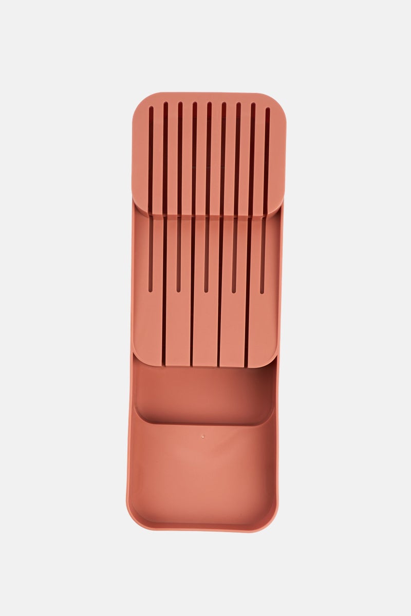 Bebe Home Compact Knife Organizer, Brown - Image 1