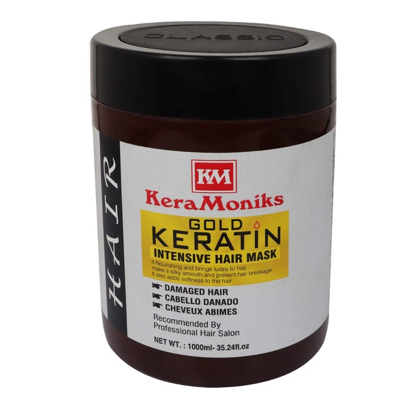 KERAMONIKS GOLD KERATIN HAIR MASK 1000 ML