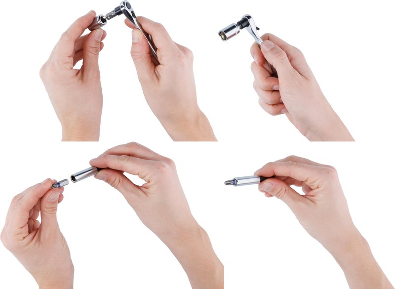 Bosch Screwdriver Bit And Ratchet Set, 26 Pieces, With 25mm Screwdriver Bits And A Ratchet For Fastening And Loosening Screws - Image 5
