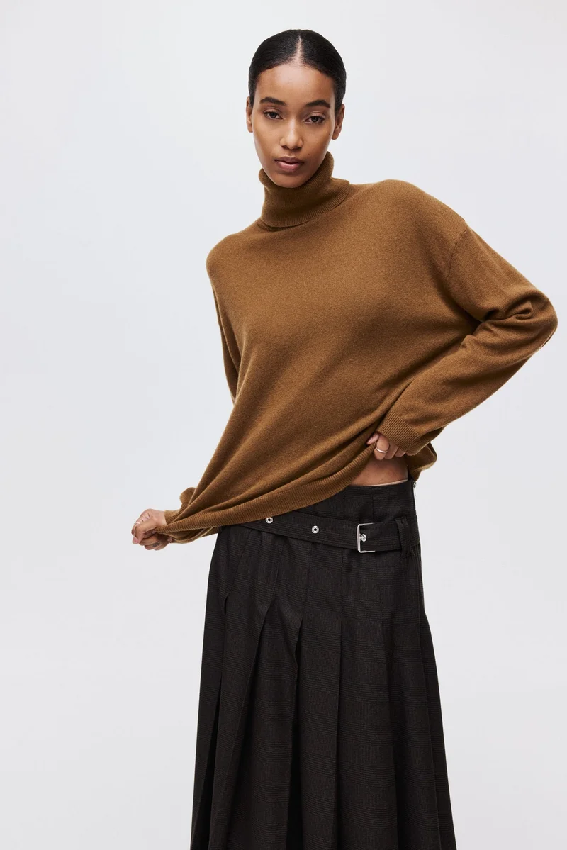 H&M Cashmere polo-neck jumper