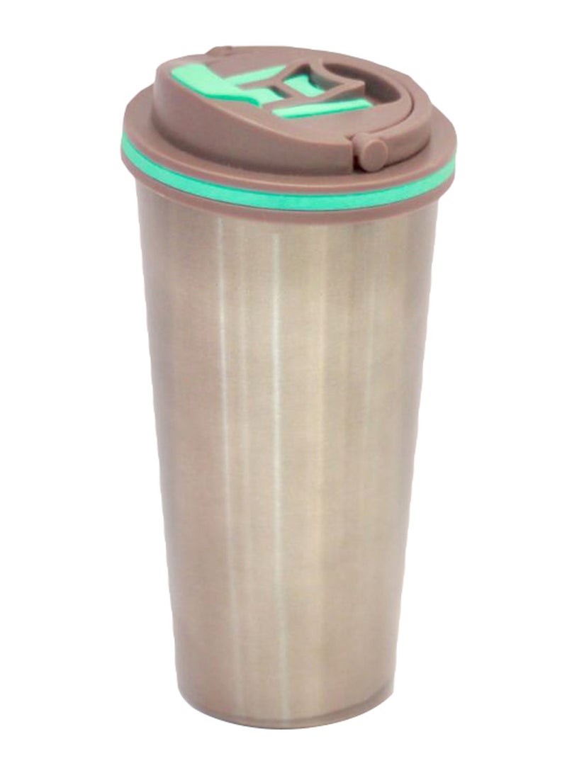 NIBEMINENT Preserves Heat And Cold Coffee Cup Grey 8.5inch - Image 1