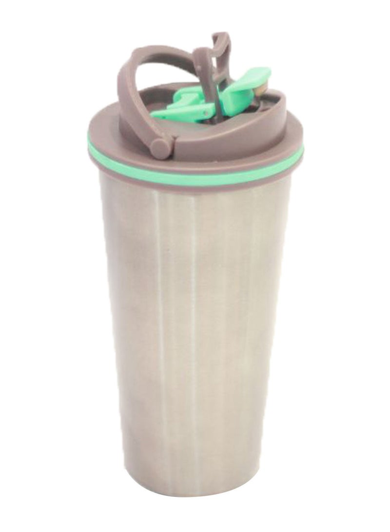 NIBEMINENT Preserves Heat And Cold Coffee Cup Grey 8.5inch - Image 2