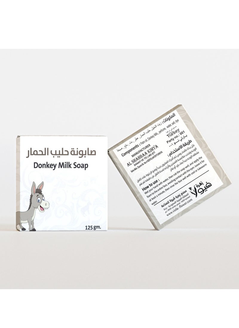 زهرة فيولا - صابونة حليب الحمار - Image 1