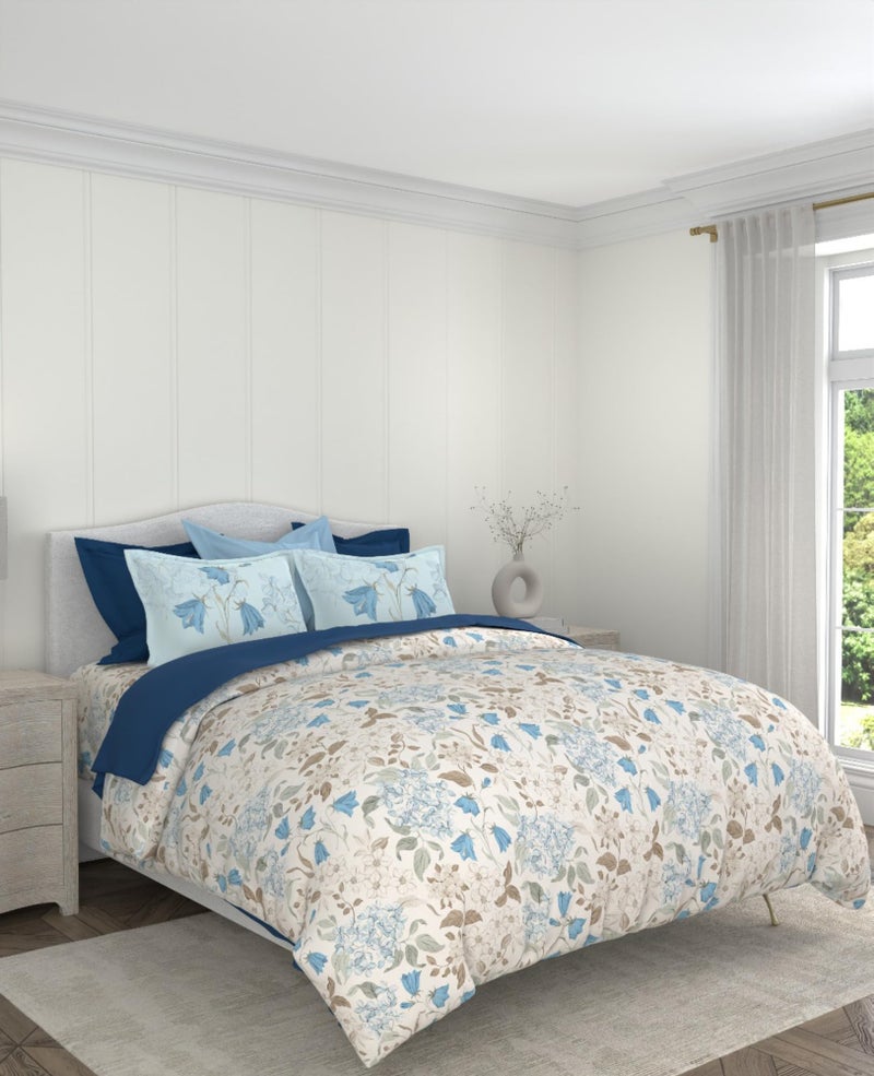 Bombay Dyeing King Size Bedsheet 210 TC Cotton Premium Bedsheet & 2 Pillow Covers - Digital Print - 274 X 274 Cms - Fade Less Color - BT-SS25-02 - Image 5