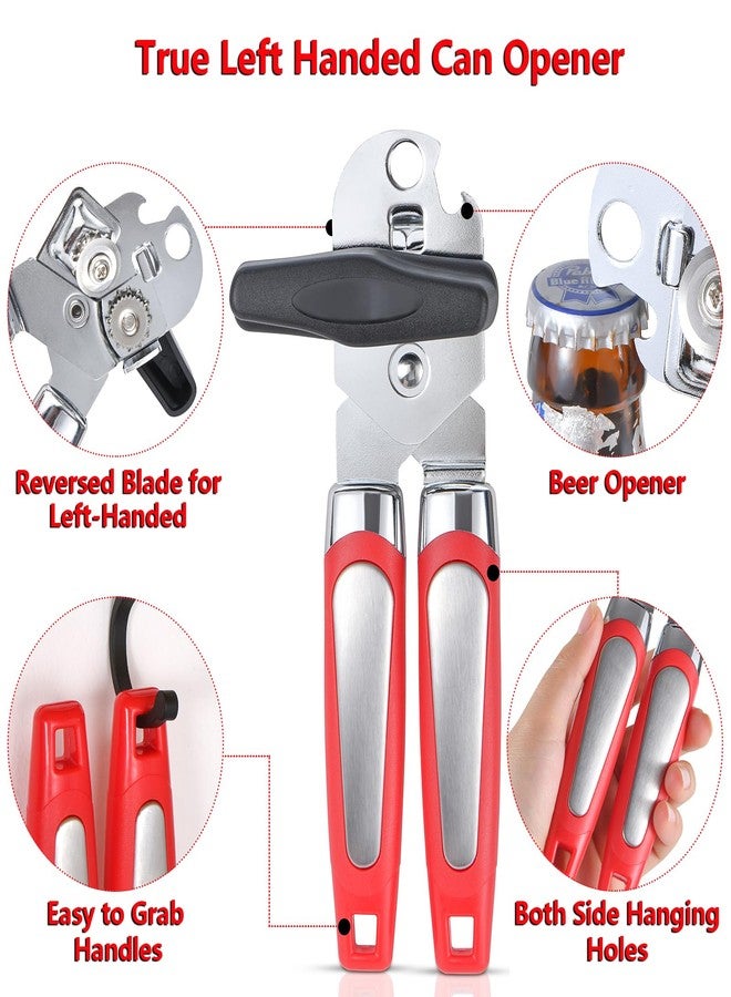 Eleckey Left Handed Peeler and Can Opener Set, Lefty Kitchen Tools Utensils for Left Hand People/Adults (2 in 1) - Image 2