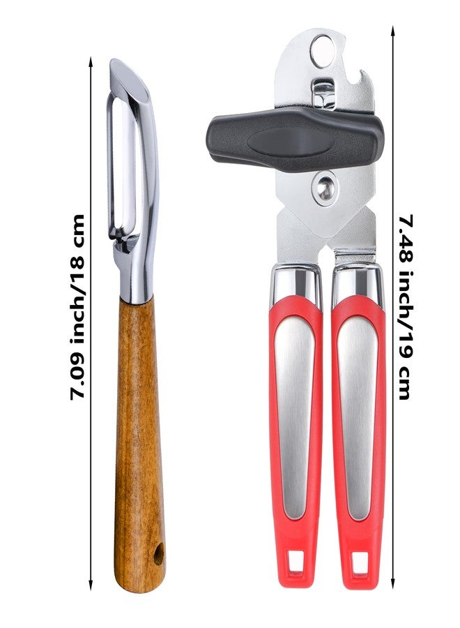 Eleckey Left Handed Peeler and Can Opener Set, Lefty Kitchen Tools Utensils for Left Hand People/Adults (2 in 1) - Image 4