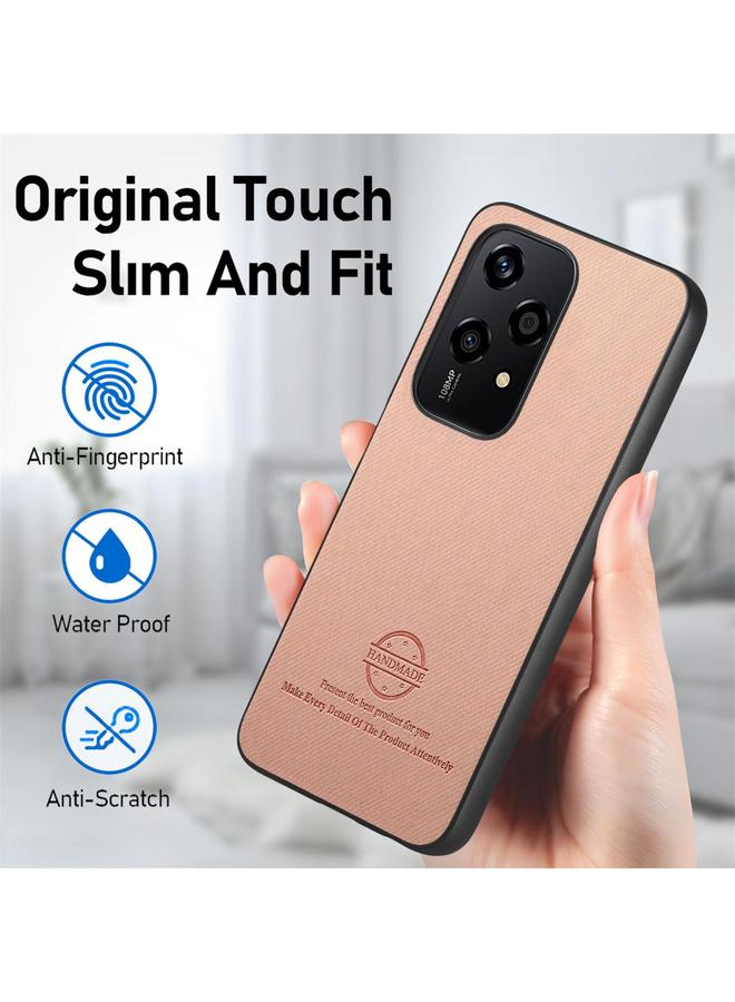 erorex Case For Honor 200 Lite Global Twill Fabric Leather Skin Back Phone Case - Image 5