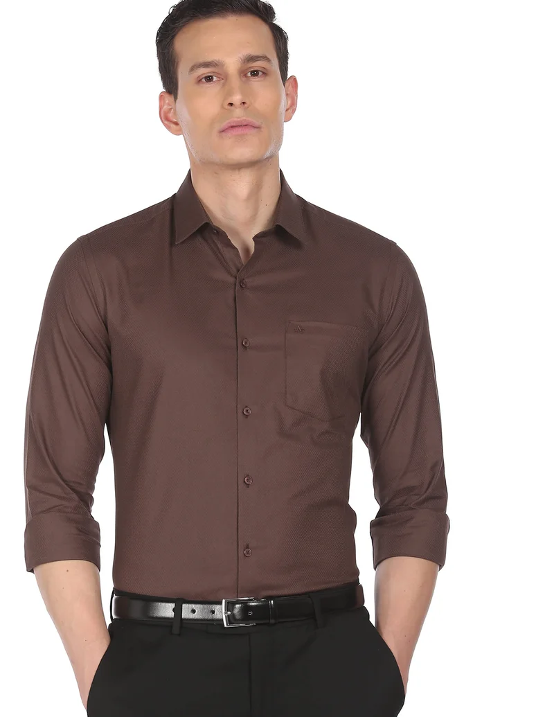 Manhattan Slim Fit Patterned Shirt