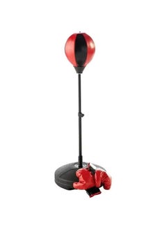 Generic Boxing Punching Ball Stand With Gloves Set  - Image 2