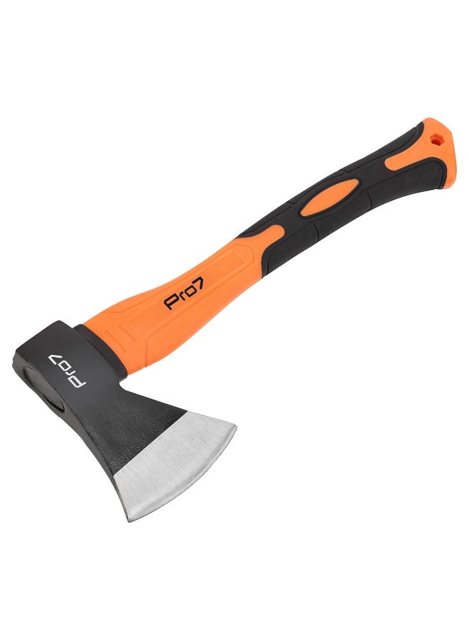 LAWAZIM Pro7 Axe with Fiber Handle - 600g - Lightweight Wood Chopping and Camping Axe with Anti-Slip Grip, Shock-Absorbing Fiberglass Handle & Rust-Resistant Head for Gardening, Firewood & Outdoor Use - Image 1