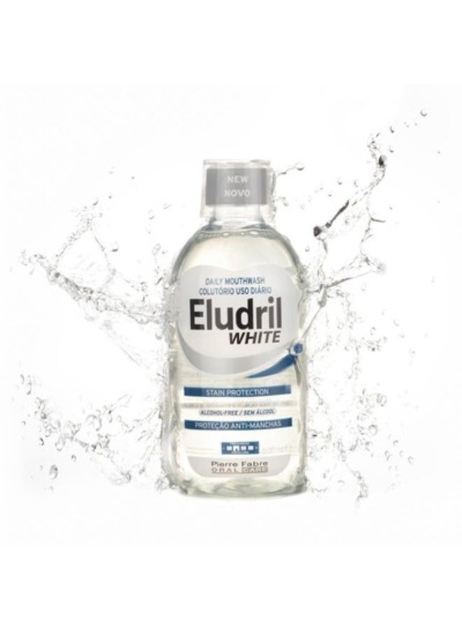 Eludril White Daily Mouthwash Stain Protection 500ml - Image 3