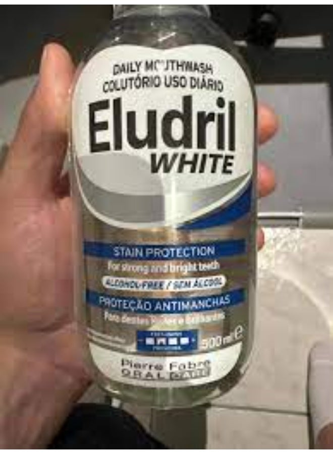 Eludril White Daily Mouthwash Stain Protection 500ml - Image 4