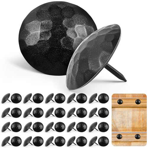Otoolling 50 Pcs 15 Inch Black Large Iron Clavos Decorative Nails Iron Antique Clavos Fasteners Ornamental Rustic Accent for Wood Doors Shutters Faux Wood Beams Gates and Furniture - Image 1