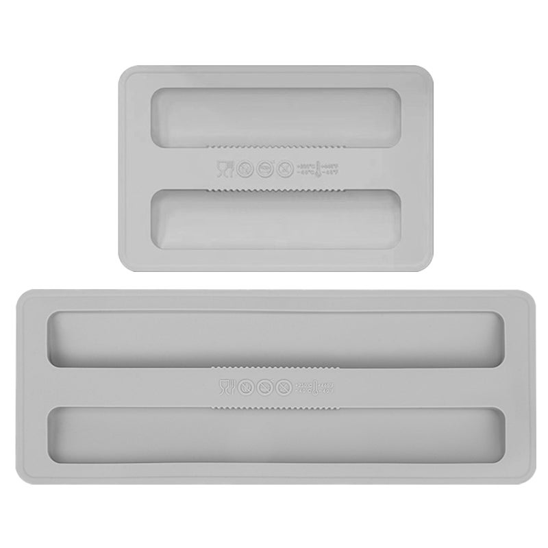 2Pcs Grey Silicone Toaster Dust Cover Fits 2 Slice Bread Maker Machine Kitchen Protector - Image 1