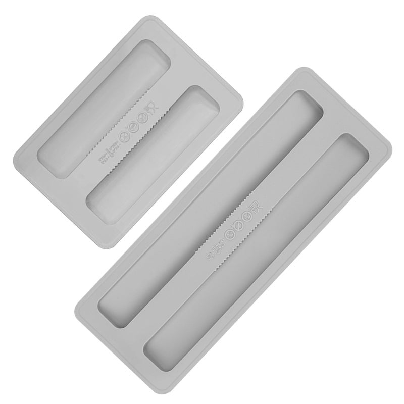 2Pcs Grey Silicone Toaster Dust Cover Fits 2 Slice Bread Maker Machine Kitchen Protector - Image 4
