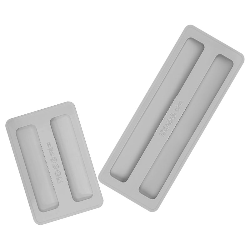 2Pcs Grey Silicone Toaster Dust Cover Fits 2 Slice Bread Maker Machine Kitchen Protector - Image 5