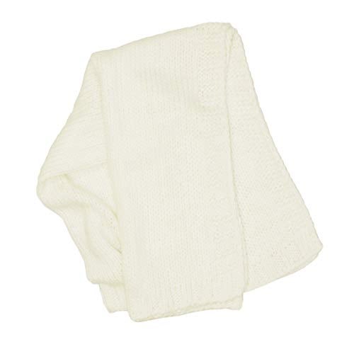 NoJo Kimberly Grant Large Gauge Cable Knit Blanket, Ivory Large Gauge - Image 2