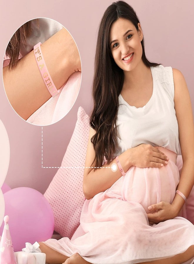 جونكين مجموعة جانكين المكونة من 30 قطعة من أساور مطاطية للكشف عن جنس المولود، أساور سيليكون للبنات، أفكار رائعة للكشف عن جنس المولود، لوازم حفلات وديكورات (ألوان زاهية) - Image 5