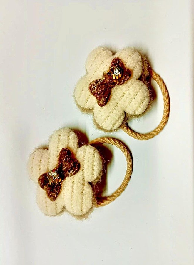 Plenteous مجموعة كبيرة من مشابك الشعر (قطعتان) وربطات الشعر المطاطية (قطعتان) للفتيات والسيدات - مشابك جانبية صغيرة للشعر القصير والخفيف والناعم، متعددة الألوان (زهرية). - Image 4