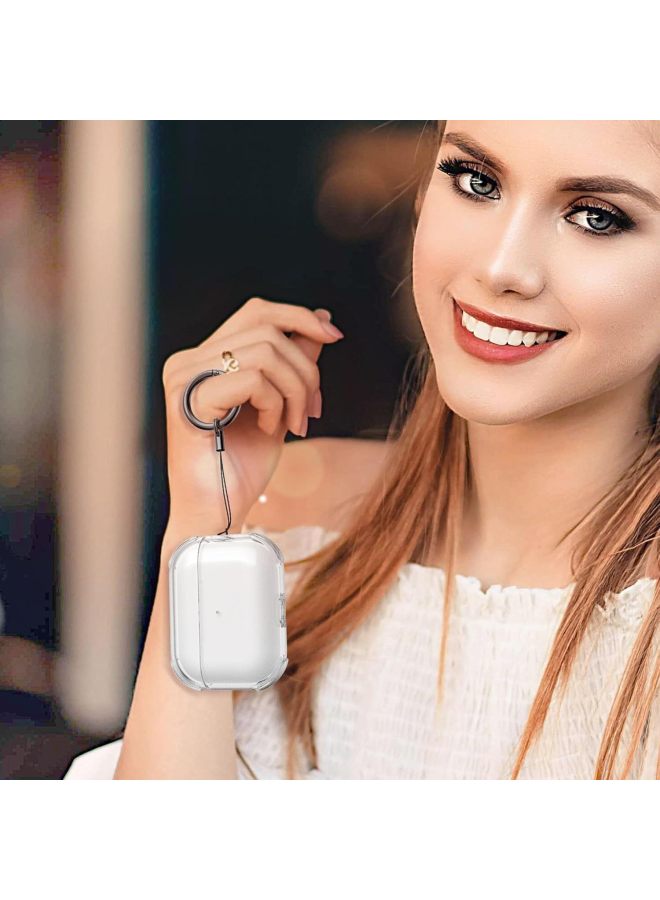 متوافق مع غطاء AirPods Pro 3، غطاء شفاف عالي للأسرة البلوتوثية Apple Pro 2 الجيل الثاني، غطاء حماية AirPods 4 - Image 4