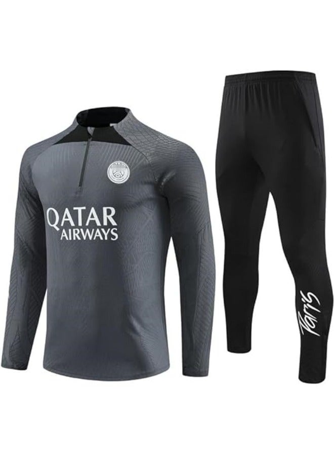 general Football Jersey 2Pcs Set Long Football Jersey, Tracksuit Football Jersey and Pants Jersey Sets for Adults and Children - Image 1