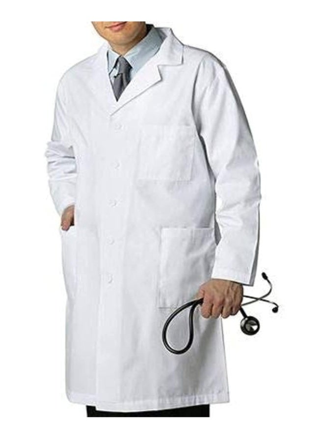 معطف مختبر أبيض للرجال من "هوسبي كير" (Hospicare) – معطف طبي ومختبري احترافي عام - Image 2