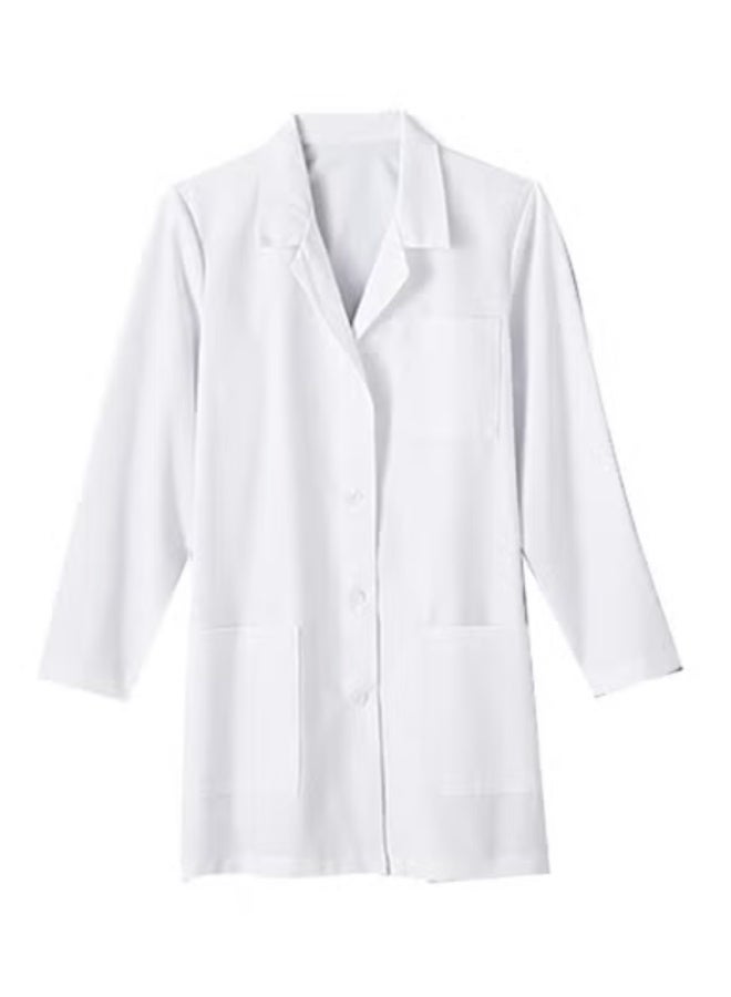 معطف مختبر أبيض للرجال من "هوسبي كير" (Hospicare) – معطف طبي ومختبري احترافي عام - Image 1