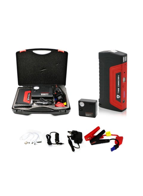 Car Jump Starter Recharge Battery With High pressure Air Compressor Multifunctional Jumpstarter