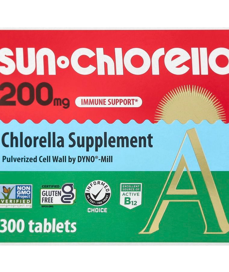 Sun Chlorella Chlorella Supplement 200 mg 300 Tablets