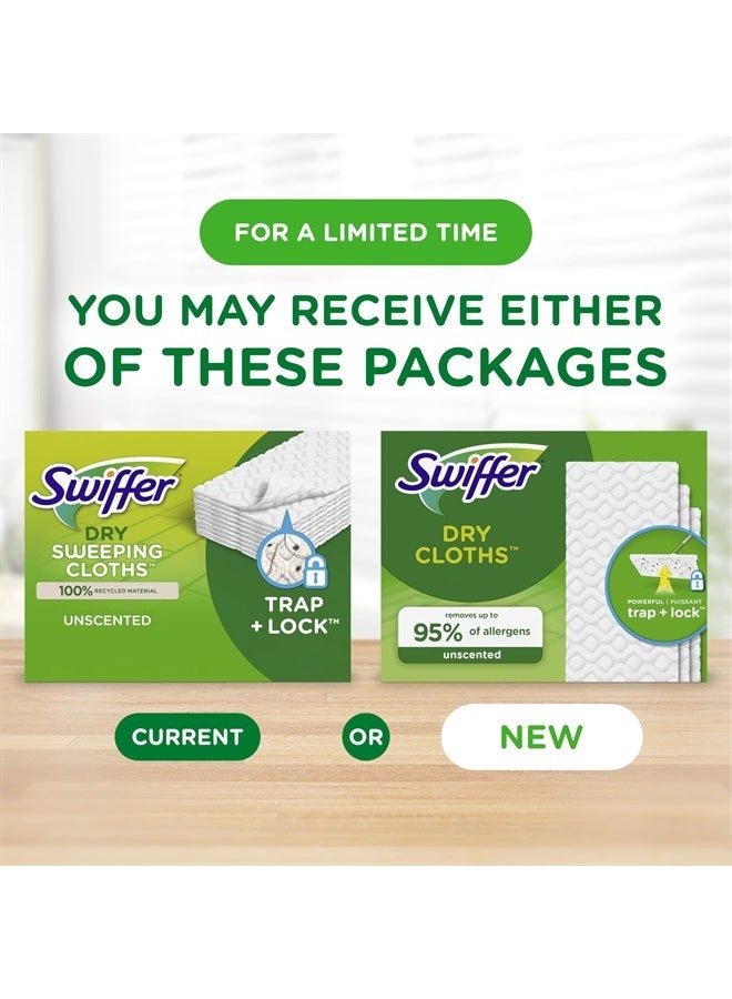 Swiffer إعادة تعبئة ممسحة جافة لتنظيف الأرضيات، منتج تنظيف متعدد الاستخدامات، بدون رائحة، 52 قطعة (قد يختلف التعبئة) - Image 2