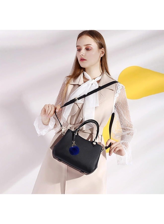 6 Pcs Fluffy Keyring Keychains, for School Bags Key Rings Girls Plush Keychain Accessories Rabbit Bag Car Backpack Hanging Ornament For Women (Colorful) - Image 5