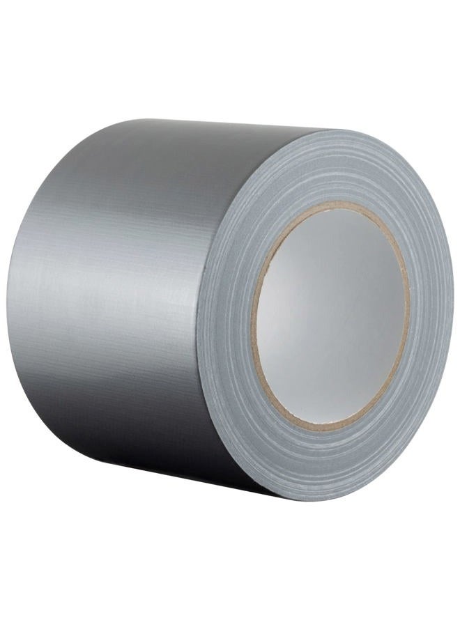 GTSE Silver Duct Tape, 4 inches x 55 Yards (164 ft), Wide Roll, Industrial and Heavy Duty, Waterproof, 1 Roll Pack - Image 1
