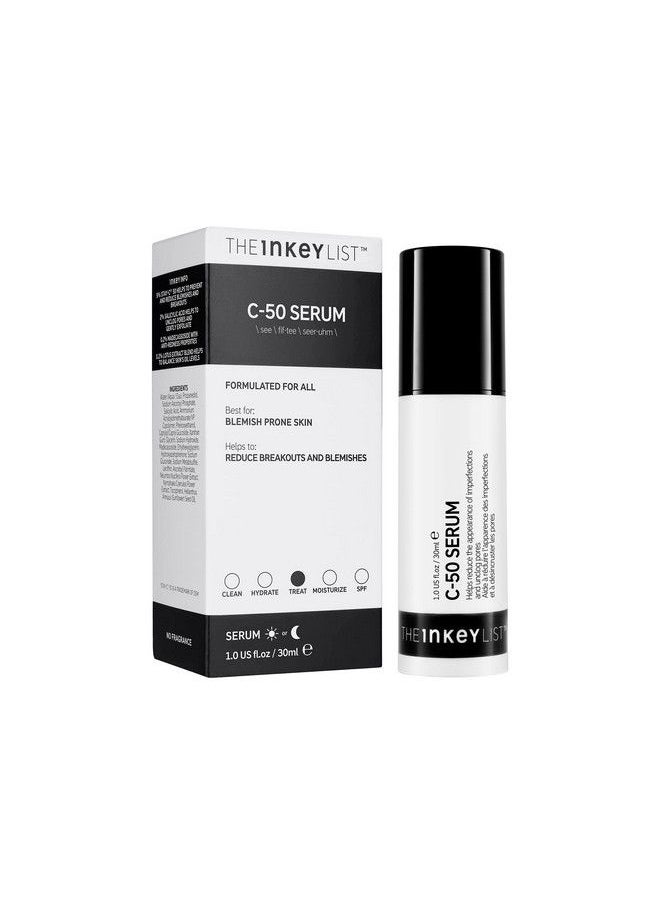 The Inkey List - C50 Blemish Night Treatment To Reduce Breakouts And Blemishes 30Ml - Image 1
