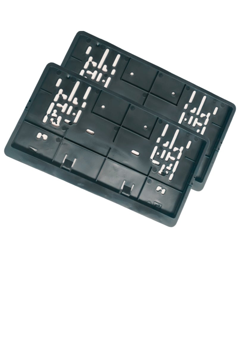 إيتافا إطار لوحة أرقام السيارة القصير – الشارقة | حامل لوحة رقم فاخر | غطاء لوحات للسيارات | حماية اللوحة الأمامية والخلفية لإمارة الشارقة - Image 4