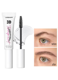 LANGMANNI 3D Eyebrow Glue - Clear Brow Fix Gel, Transfer Proof Eyebrow Mascara Long Lasting Waterproof and Sweat Proof Eyebrow Repair Liquid Brows Styling  - Image 1