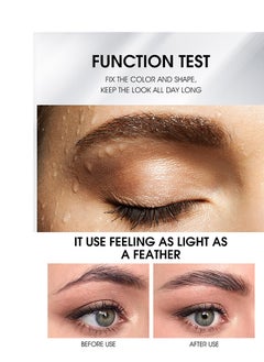 LANGMANNI 3D Eyebrow Glue - Clear Brow Fix Gel, Transfer Proof Eyebrow Mascara Long Lasting Waterproof and Sweat Proof Eyebrow Repair Liquid Brows Styling  - Image 4