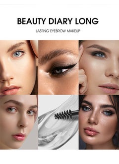LANGMANNI 3D Eyebrow Glue - Clear Brow Fix Gel, Transfer Proof Eyebrow Mascara Long Lasting Waterproof and Sweat Proof Eyebrow Repair Liquid Brows Styling  - Image 5