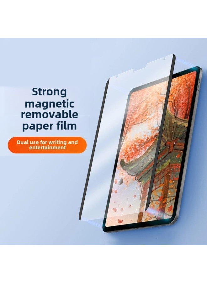 Suitable For IPad Magnetic Paper Film Ipad10/9 Detachable 10.2/10.5 Washing 11 Inch 2024pro13 Inch-Color:7th Generation Washable Magnetic Suction 【#Ultra-clear And Used Repeatedly#】-Size:Ipadpro2020 Model 11inch Comes With Pen Tip Cover - Image 3