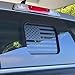 Zxiaochun Rear Middle Window American Flag Decal for Ford Ranger 20182022 2023 2024 2025 2026 Back Centre Sliding Window Glass USA Flag Vinyl Sticker Matte Black - Image 2
