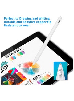 FARROBIZZ Stylus Pens for Samsung Galaxy Tab A9+/A8/A7 Pencil, Capacitive High Sensitivity Digital Pencil with 1.5mm Ultra Fine Tip Stylus Pencil for Samsung Galaxy Tab A9+/A8/A7 Pen, White  - Image 5
