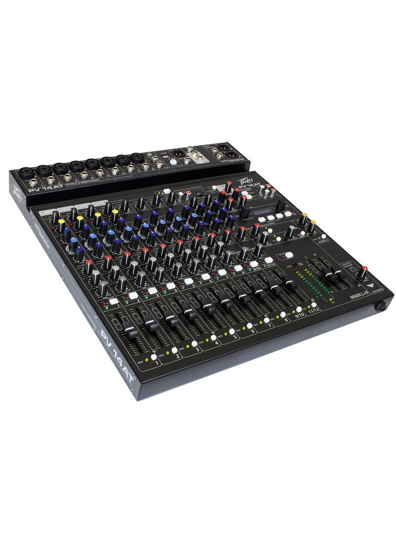 Peavey - PEAVEY PV 14 AT 14 Channel Compact Mixer with Bluetooth - Image 1
