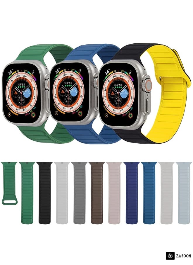 Generic - Apple Watch 8 45mm  Loop Magnetic Silicone Watch Band - Image 1