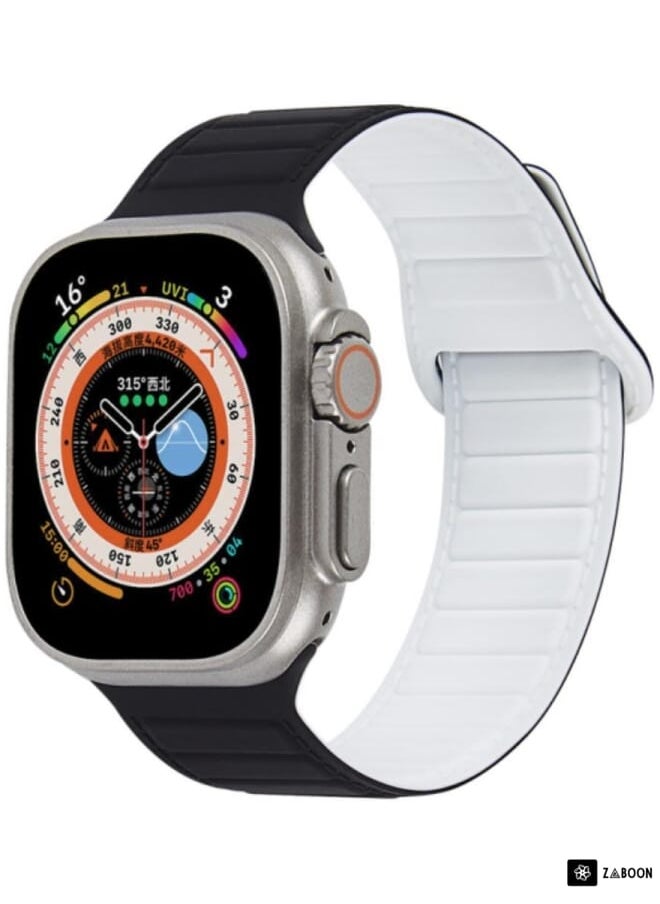 Generic - Apple Watch 8 45mm  Loop Magnetic Silicone Watch Band - Image 1