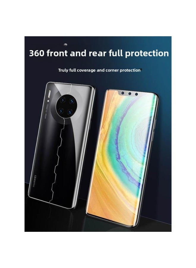 Generic - For Huawei Mate30pro Tempered Hydrogel Film Huame30 All-in-One Film M30epro Full Screen Coverage-Color:Pay Attention To The Store Collection, Purchase And Order-back Film Lens Film Paste Bad Package Compensation-Dimensions:For Huawei Mate30 - Image 1