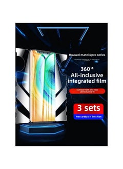 For Huawei Mate30pro Tempered Hydrogel Film Huame30 All-in-One Film M30epro Full Screen Coverage-Color:Pay Attention To The Store Collection, Purchase And Order-back Film Lens Film Paste Bad Package Compensation-Dimensions:For Huawei Mate30