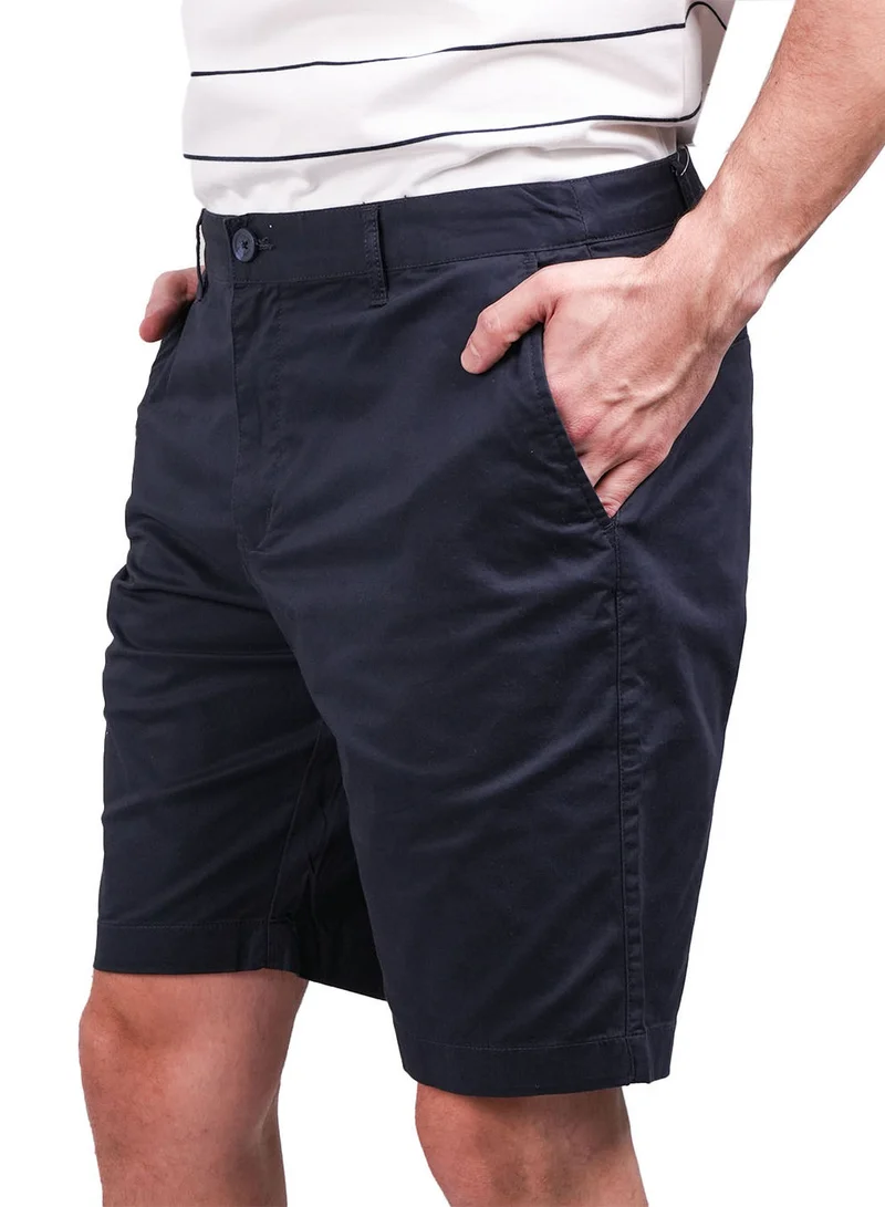 Men's Slim Fit Twill Bermuda Shorts